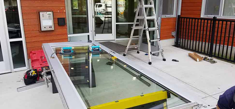 storefront door glass replacement Plumas Lake